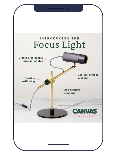 Focus light ad