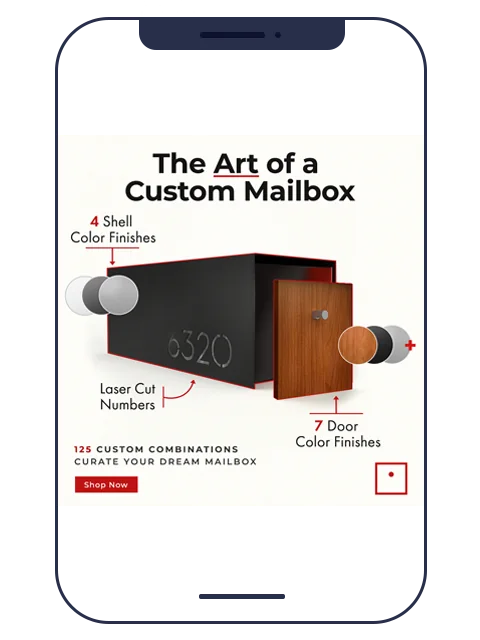 The Art of a Custom Mailbox ad